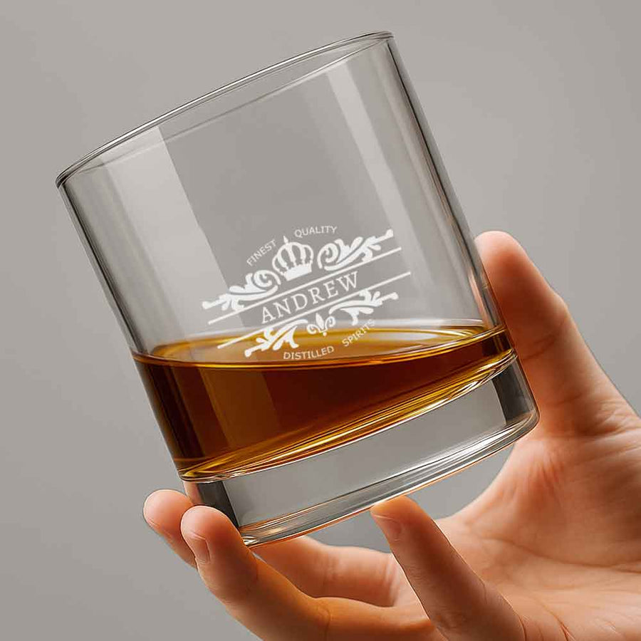 BFCM HOT DEAL Personalized Whiskey Glass with Name