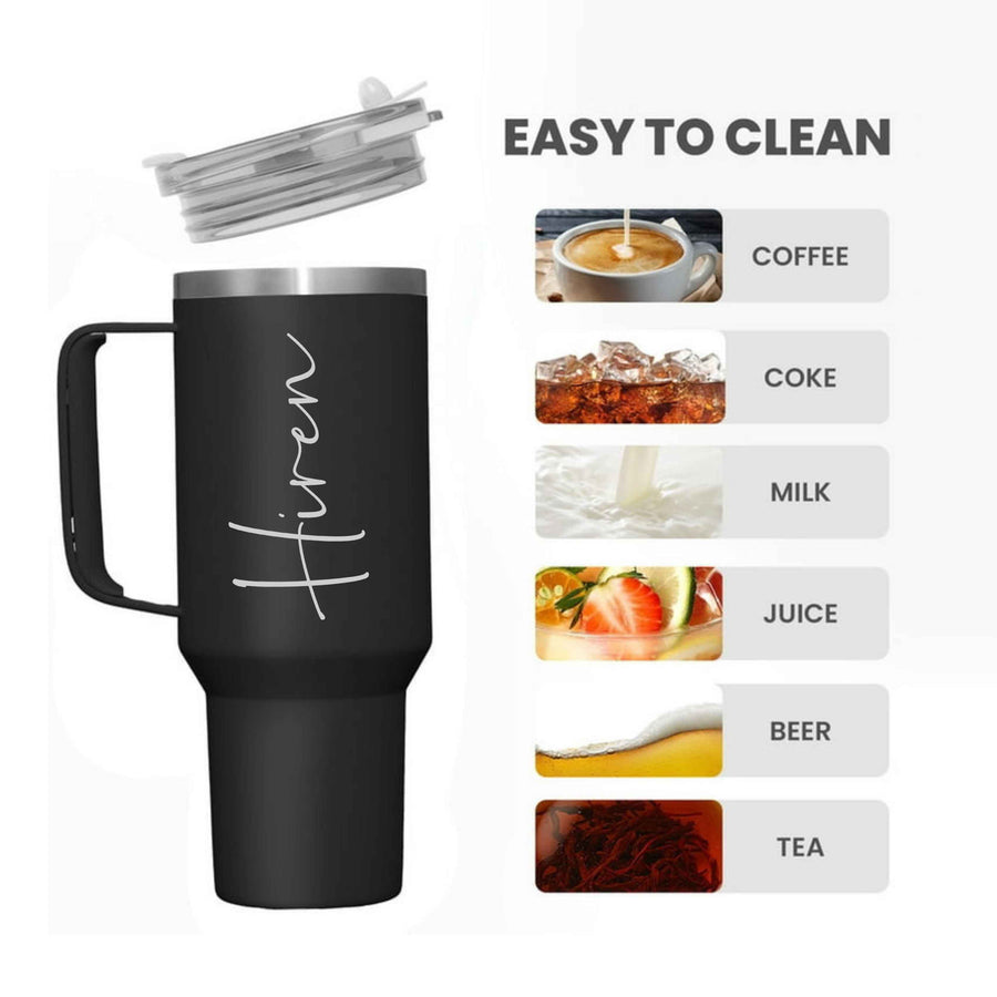 BFCM HOT DEAL Personalized Coffee Tumbler Large Insulated Travel Mug 1200ml