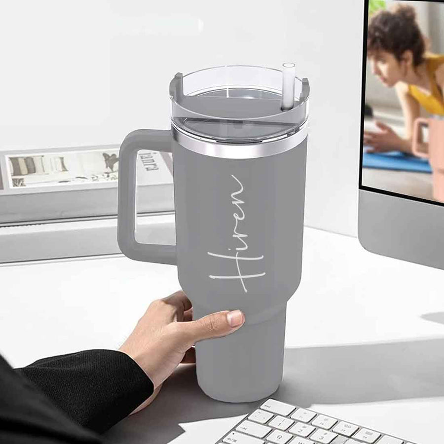 BFCM HOT DEAL Personalized Coffee Tumbler Large Insulated Travel Mug 1200ml