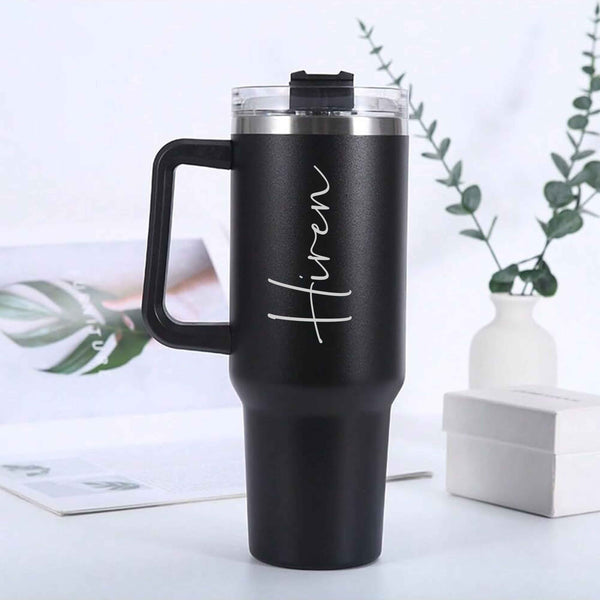 BFCM HOT DEAL Personalized Coffee Tumbler Large Insulated Travel Mug 1200ml