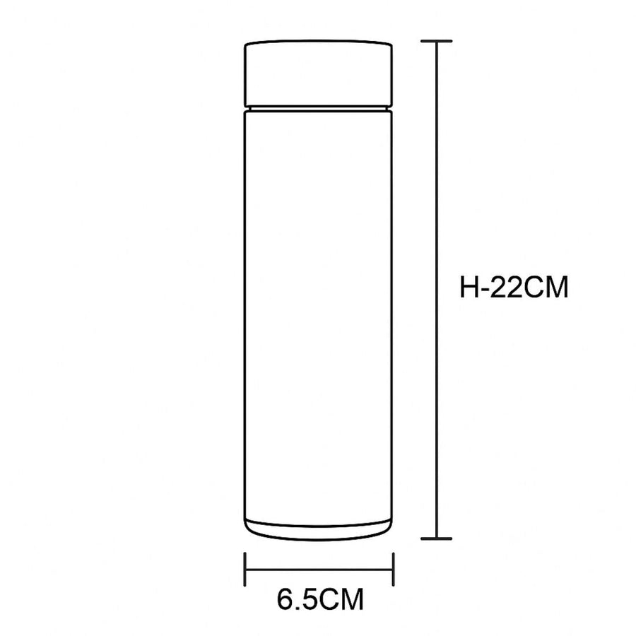Customized Temperature Water Bottle with Insulated Display Bottle 500ml