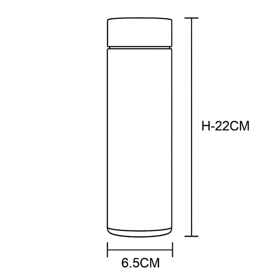 Custom Water Bottle with Temperature Display-Insulated Bottle 500ml
