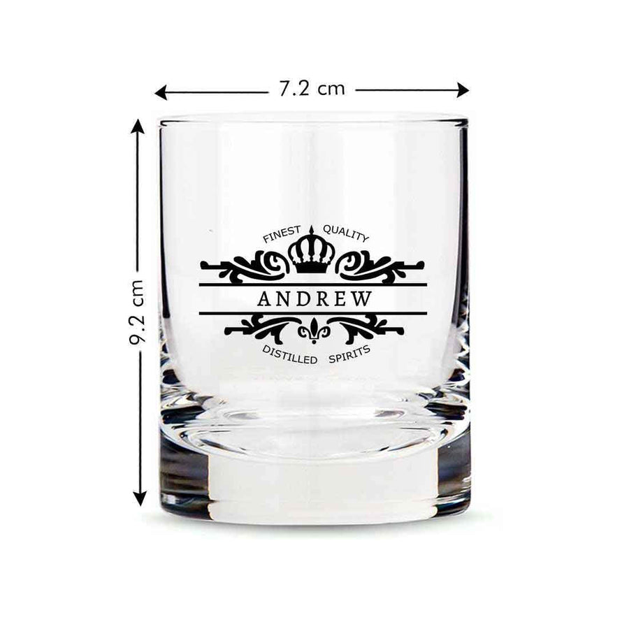 BFCM HOT DEAL Personalized Whiskey Glass with Name