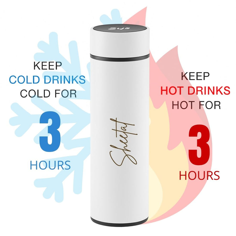 Custom Water Bottle with Temperature Display-Insulated Bottle 500ml