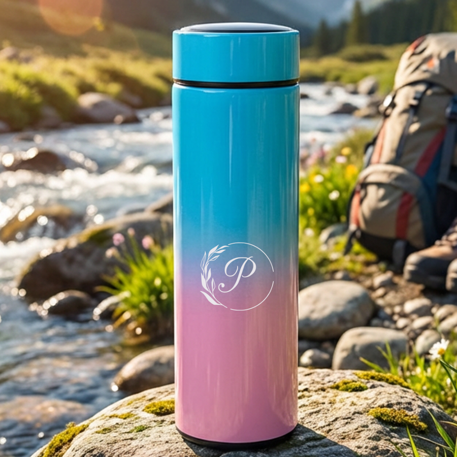 Customized Temperature Water Bottle with Insulated Display Bottle 500ml
