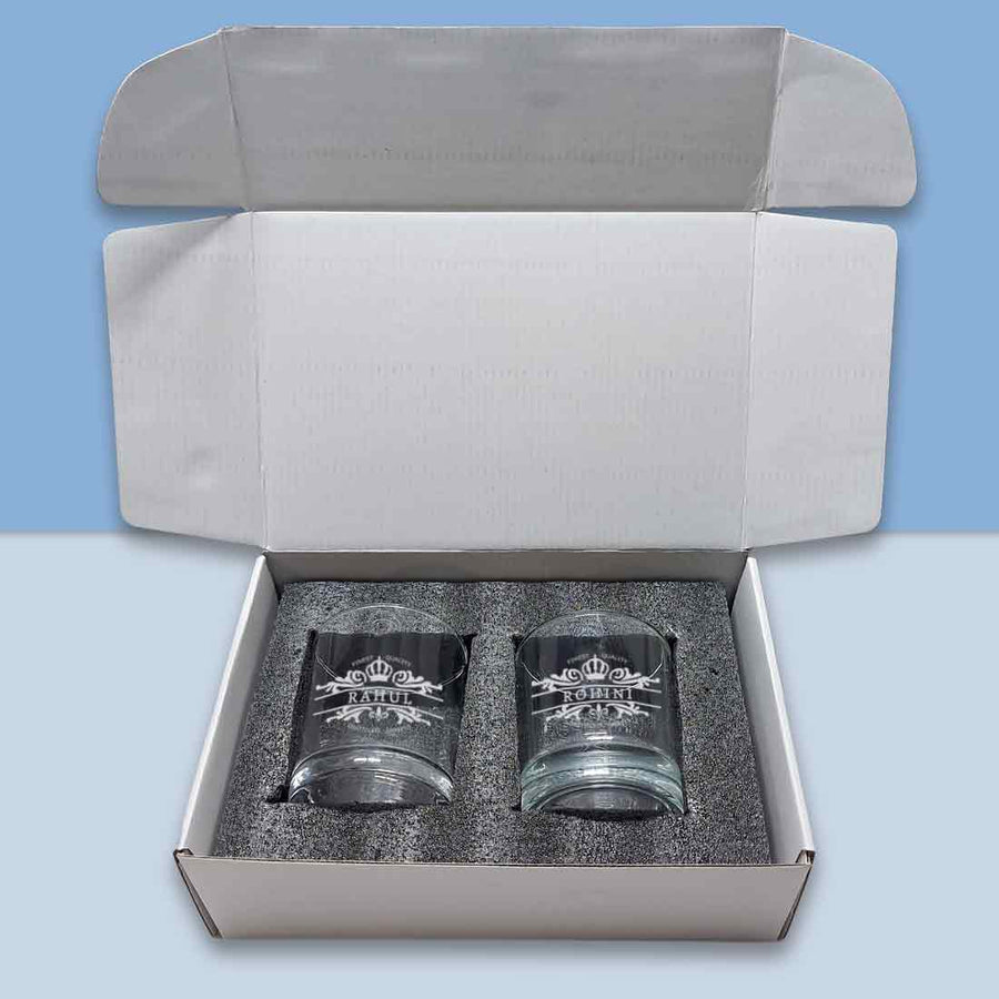 BFCM HOT DEAL Personalized Whiskey Glass with Name