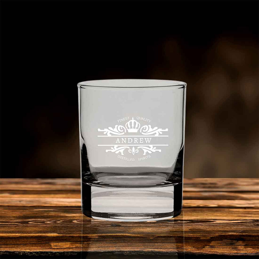 BFCM HOT DEAL Personalized Whiskey Glass with Name