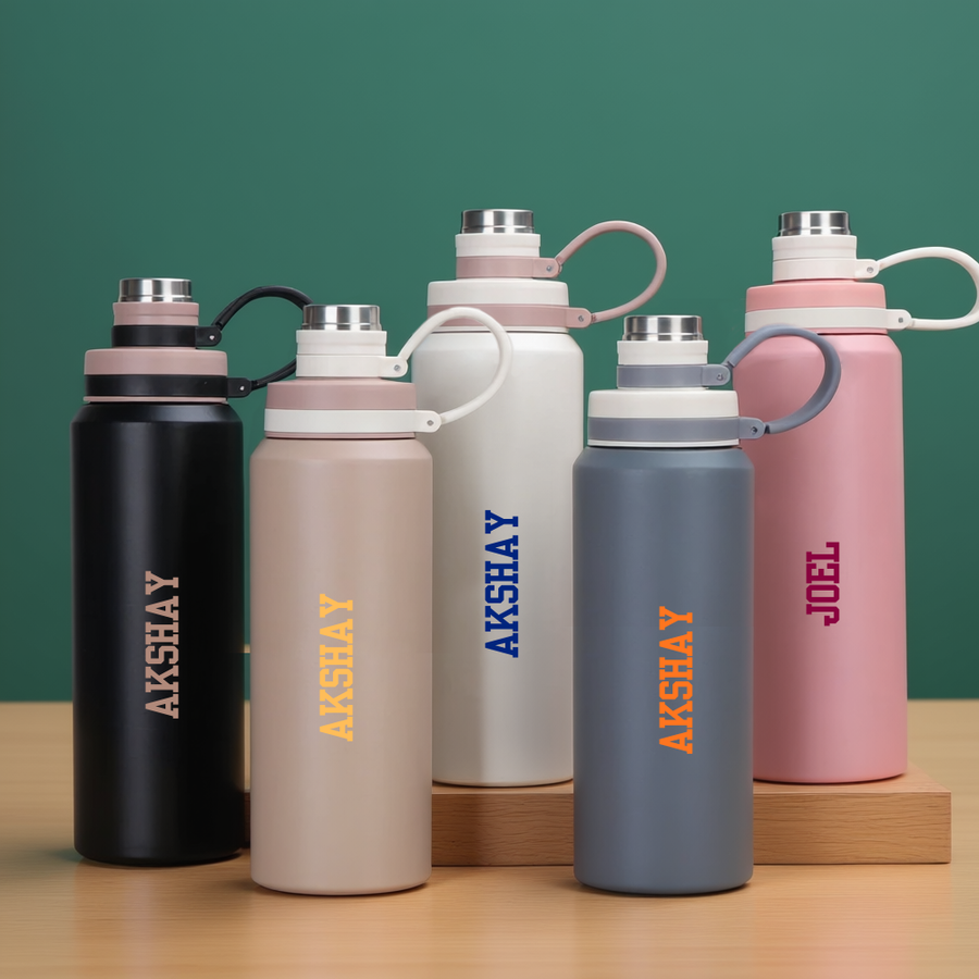 Custom Water Steel Bottle – Leakproof Hot and Cold Water Bottle 800ml
