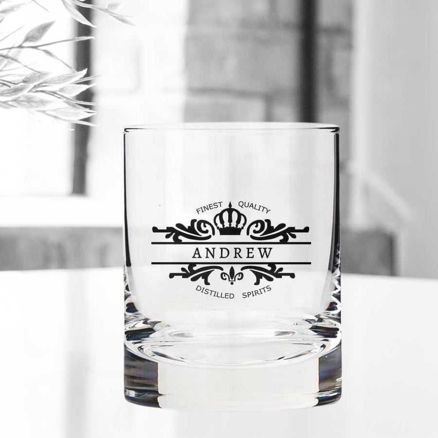 BFCM HOT DEAL Personalized Whiskey Glass with Name