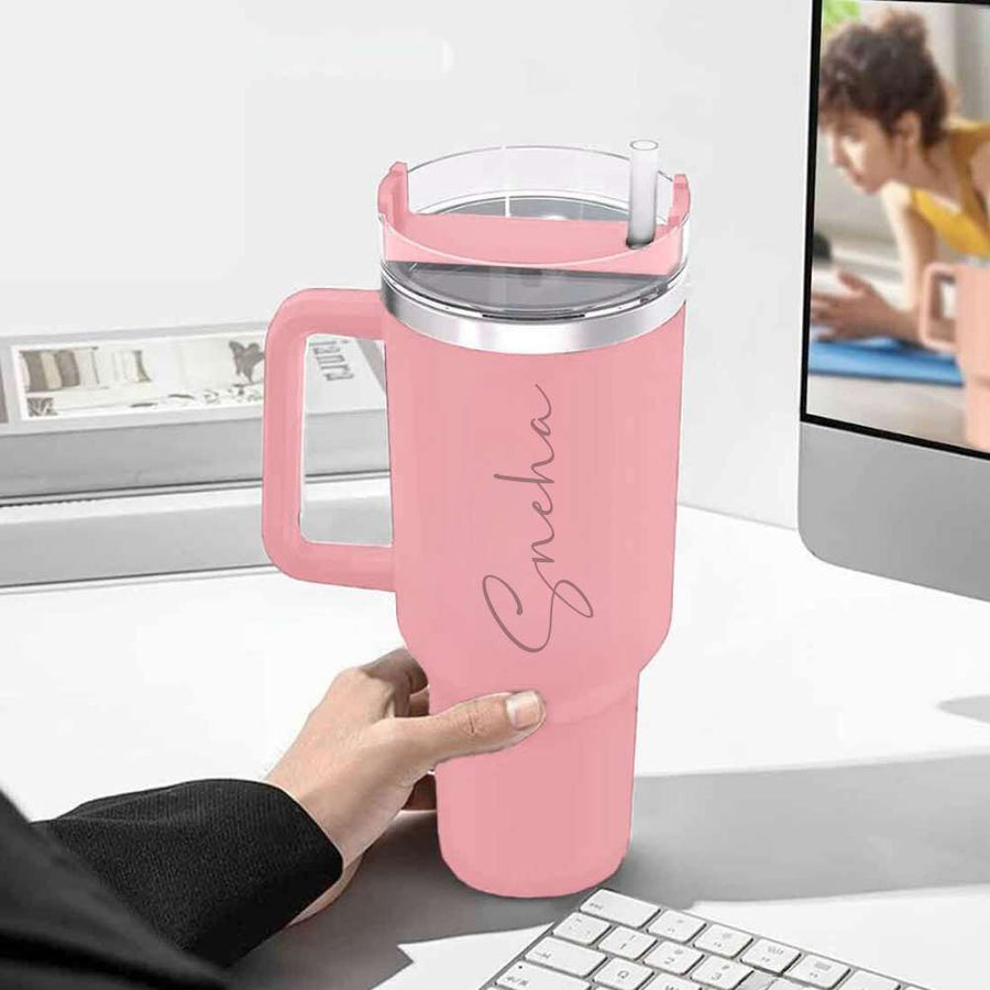 BFCM HOT DEAL Personalized Coffee Tumbler Large Insulated Travel Mug 1200ml